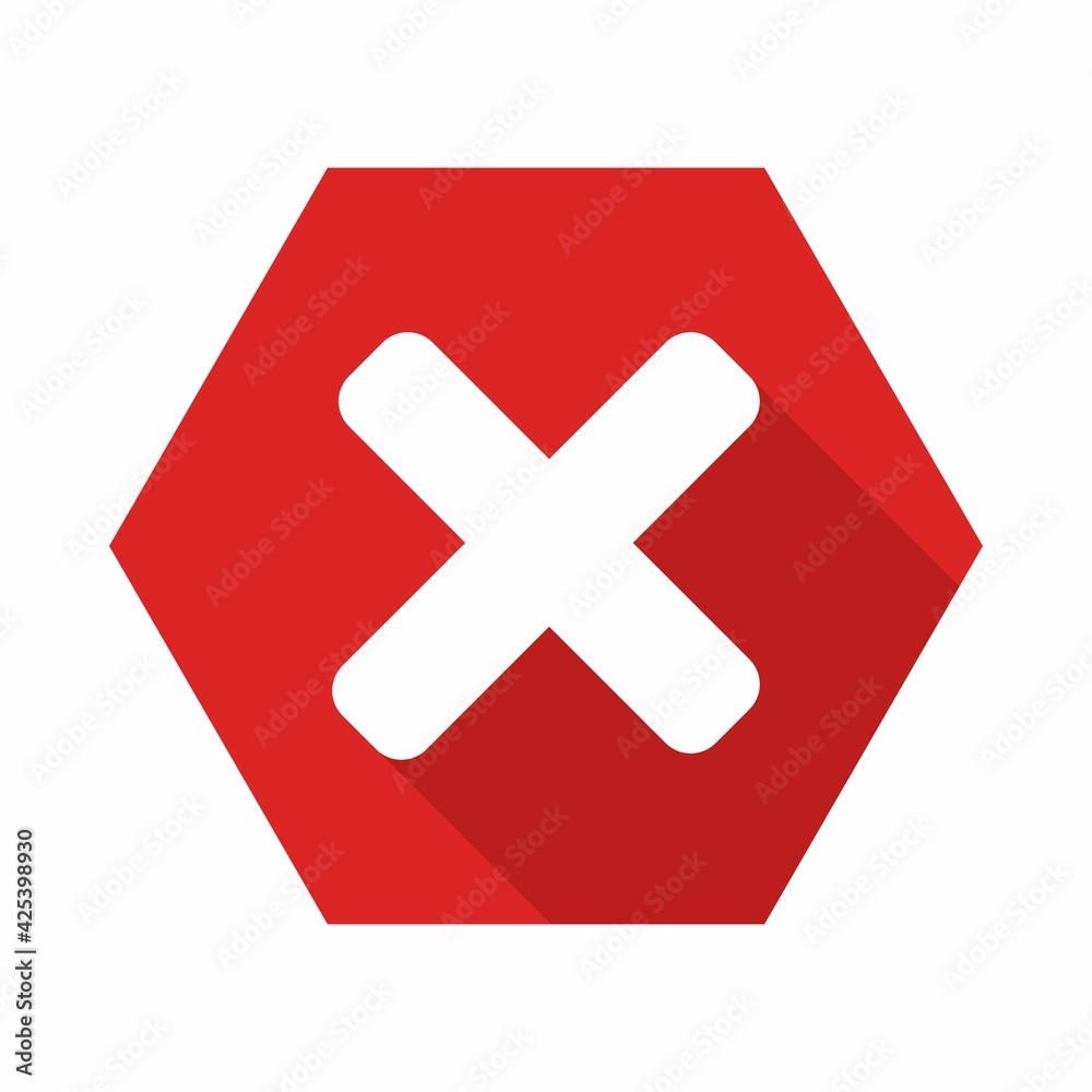 Wrong marks, Cross marks, Rejected, Disapproved, No, False, Not Ok, Wrong Choices, Task Completion, Voting. - vector mark symbols in red. Isolated icon. Wrong marks, Cross marks, Rejected, Disapproved, No, False, Not Ok, Wrong Choices, Task Completion, Voting. - vector mark symbols in red. Isolated icon.