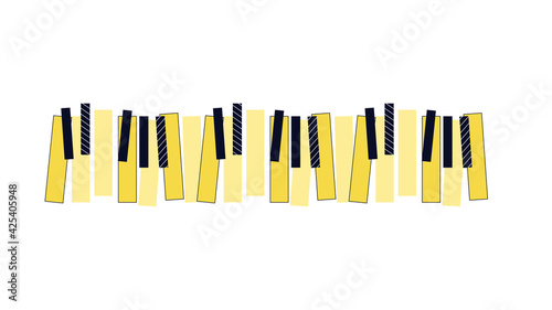 Canvas Print Music piano concert minimal modern style