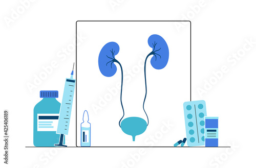 Kidney disease concept