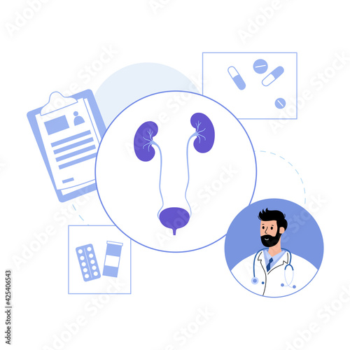 Kidney disease concept
