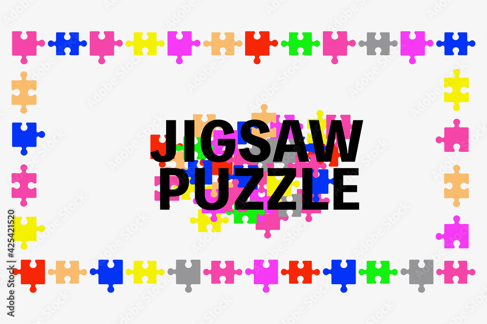 ジグゾーパズルの額縁 ジグゾーパズルの額縁