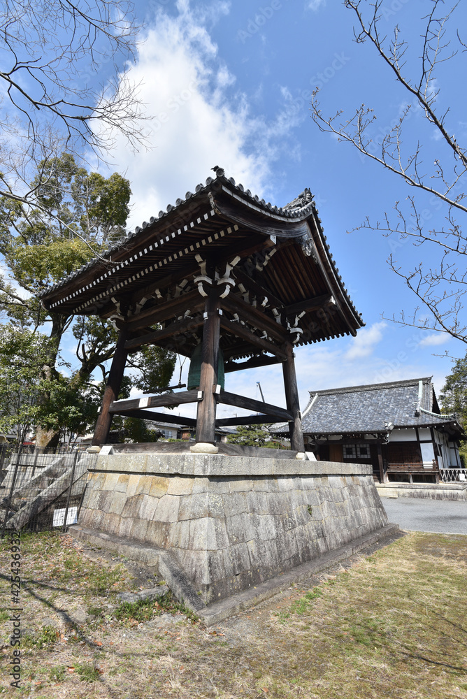 清凉寺 鐘楼 京都市嵯峨 清凉寺 鐘楼 京都市嵯峨