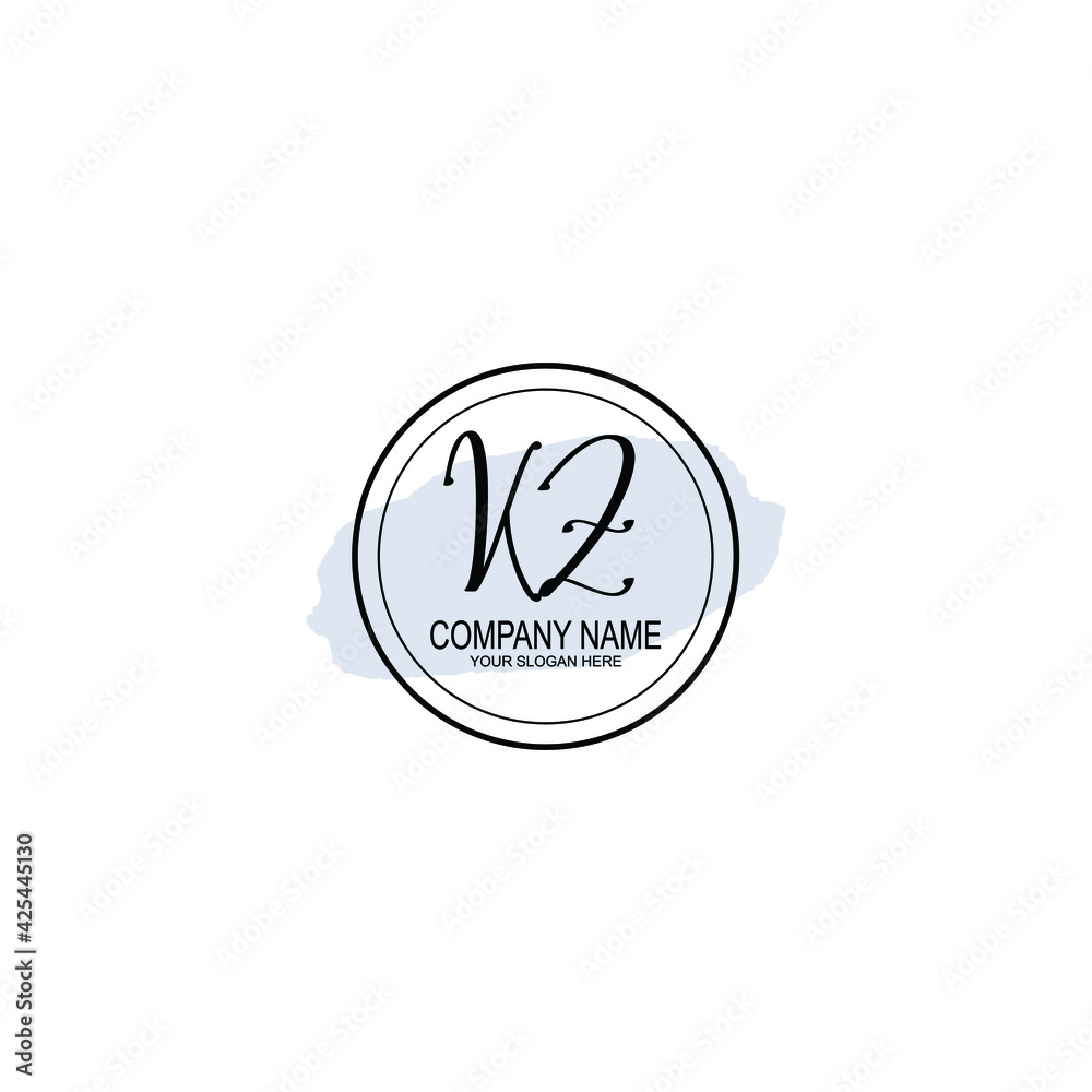 KZ Initials handwritten minimalistic logo template vector
KZ Initials handwritten minimalistic logo template vector