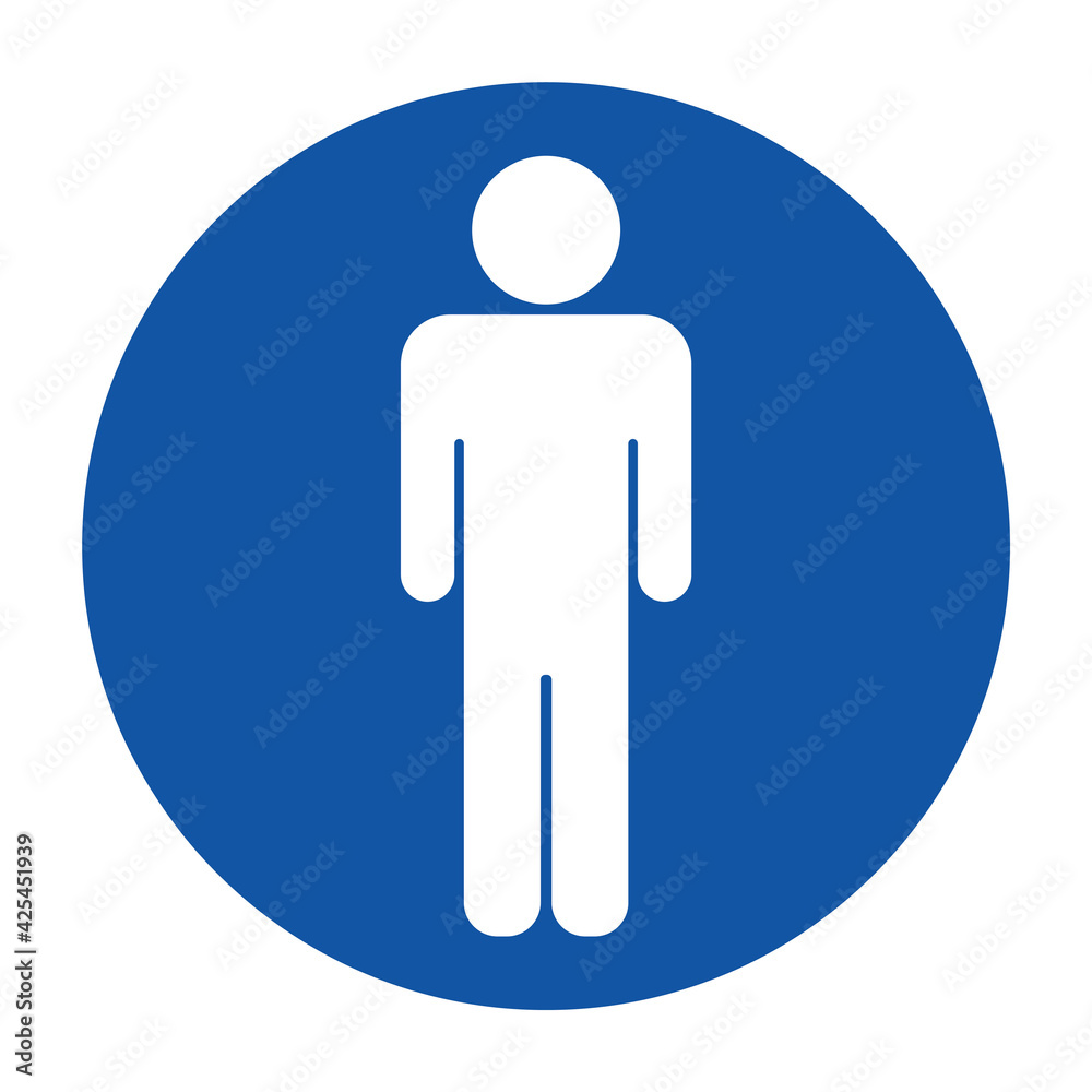 Mandatory symbols Only for authorized persons Vector illustration Mandatory symbols Only for authorized persons Vector illustration