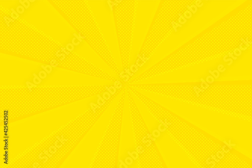 水玉ドットと放射線背景 Radial abstract background ray with polka dot