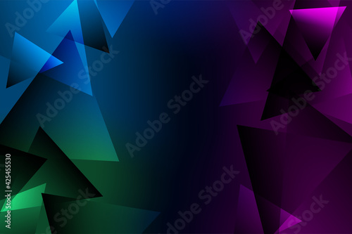 三角背景　abstract tryangle on dark background