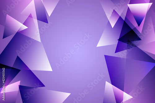 三角背景　abstract tryangle on light purple background
