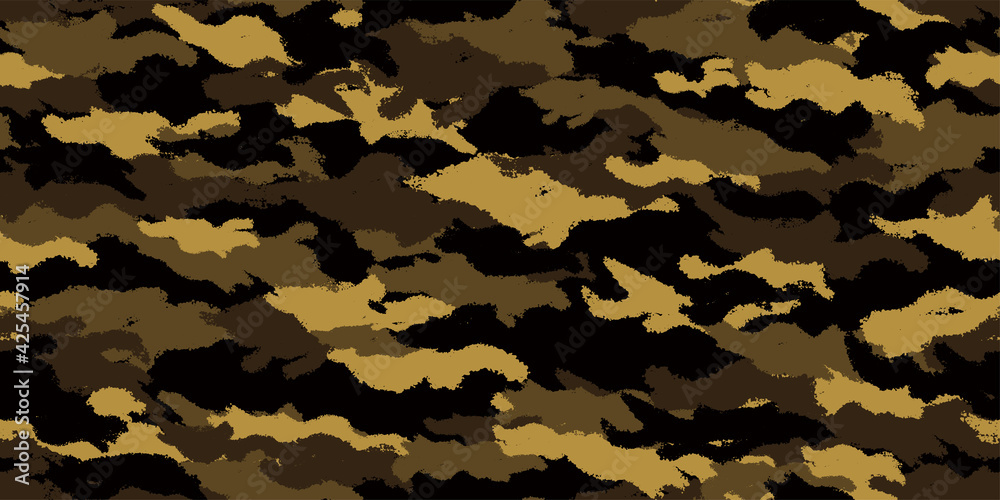 Naklejka premium Camouflage background. Seamless pattern.Vector. 迷彩パターン