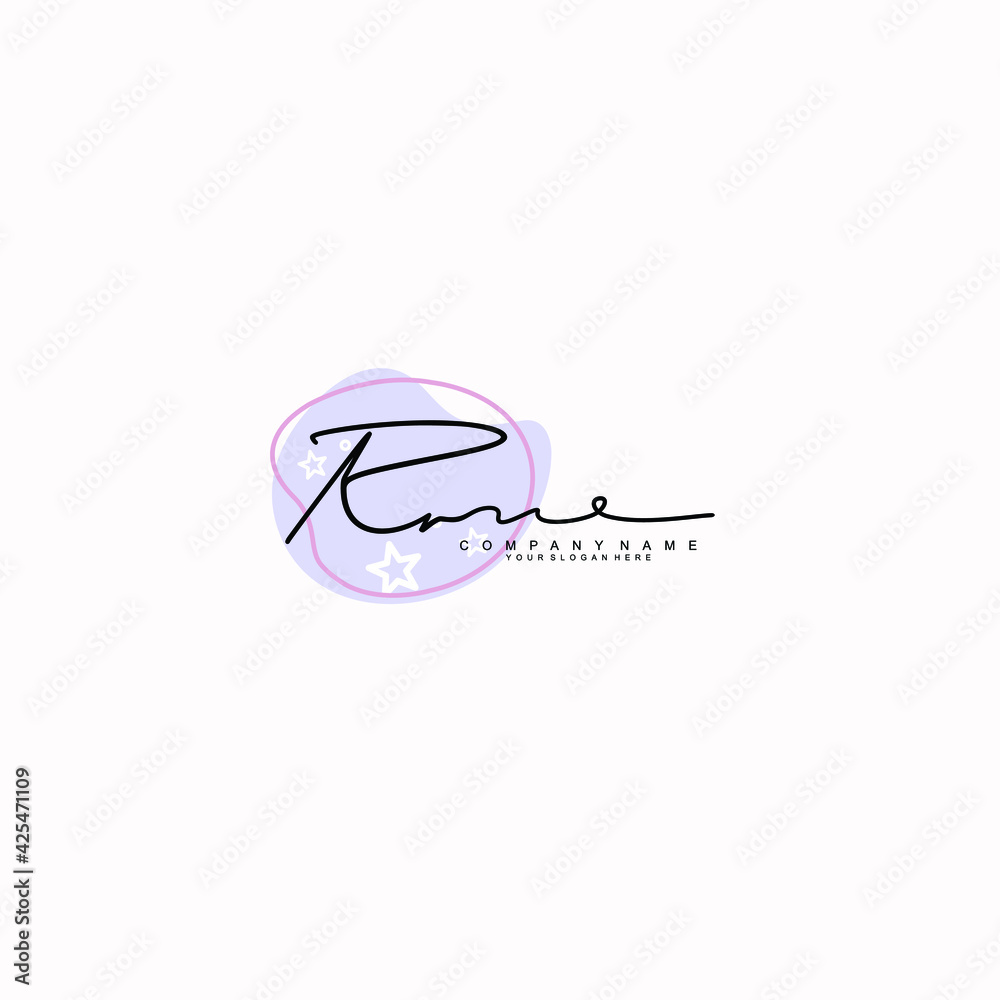 RR Initials handwritten minimalistic logo template vector RR Initials handwritten minimalistic logo template vector