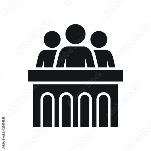 Civil case icon design. vector illustration