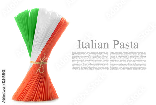 Tasty pasta in colors of It...