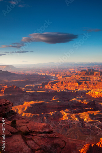 Morning view over Dead Horse Point State Park