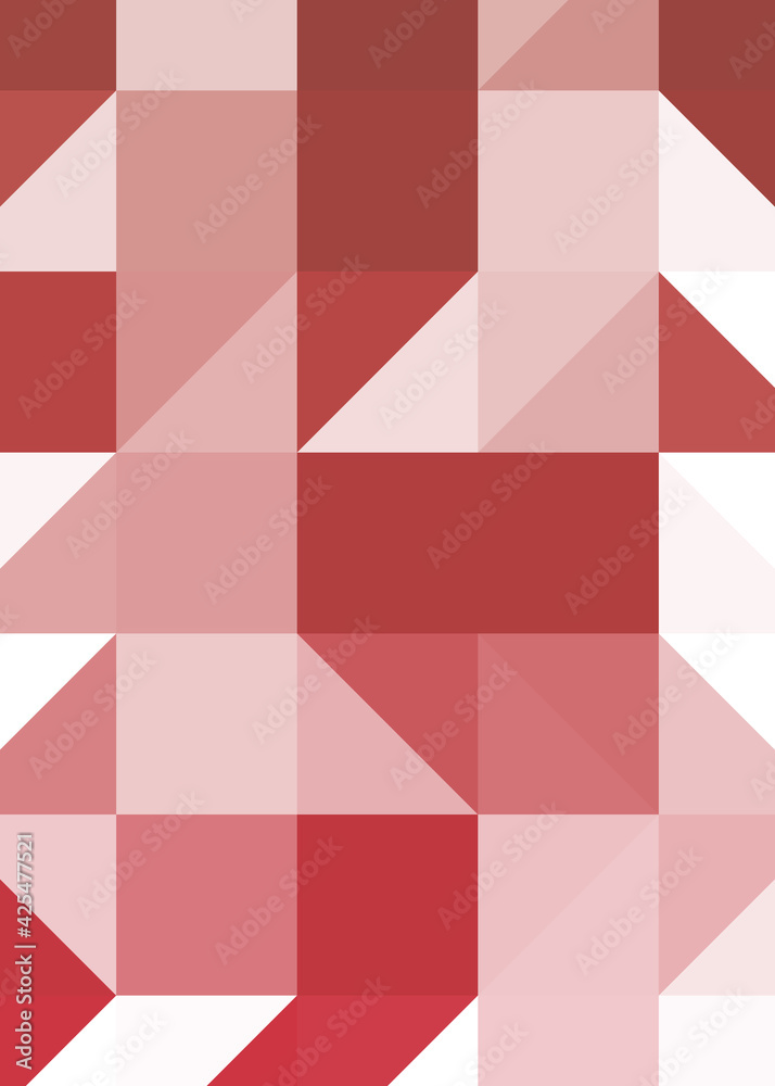 Abstract color Low-Polygones Generative Art background illustration