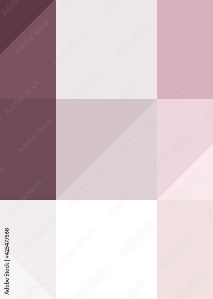 Fototapeta premium Abstract color Low-Polygones Generative Art background illustration