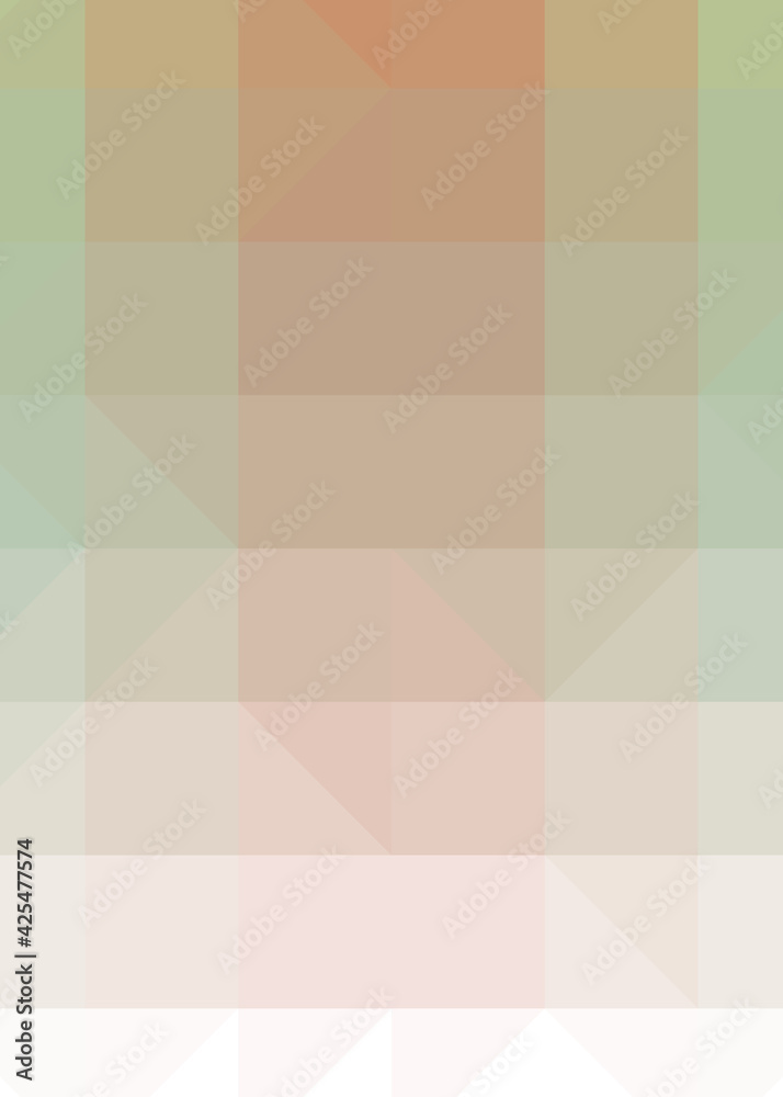 Obraz premium Abstract color Low-Polygones Generative Art background illustration