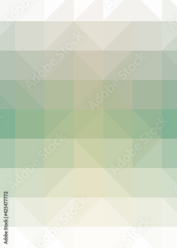 Abstract color Low-Polygones Generative Art background illustration