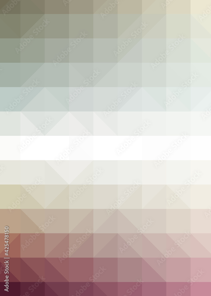 Obraz premium Abstract color Low-Polygones Generative Art background illustration