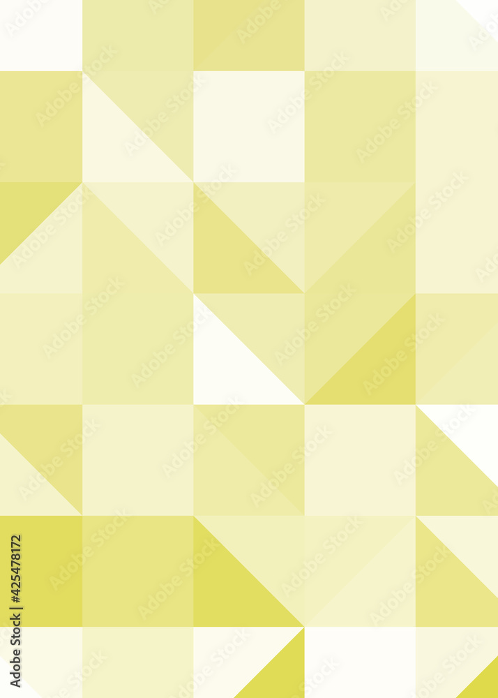 Fototapeta premium Abstract color Low-Polygones Generative Art background illustration