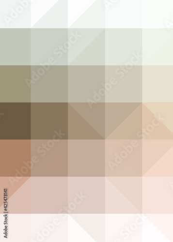 Abstract color Low-Polygones Generative Art background illustration