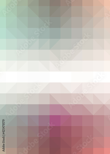 Abstract color Low-Polygones Generative Art background illustration