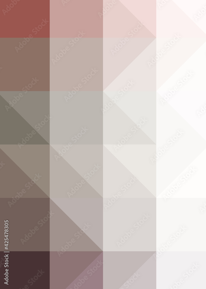 Fototapeta premium Abstract color Low-Polygones Generative Art background illustration