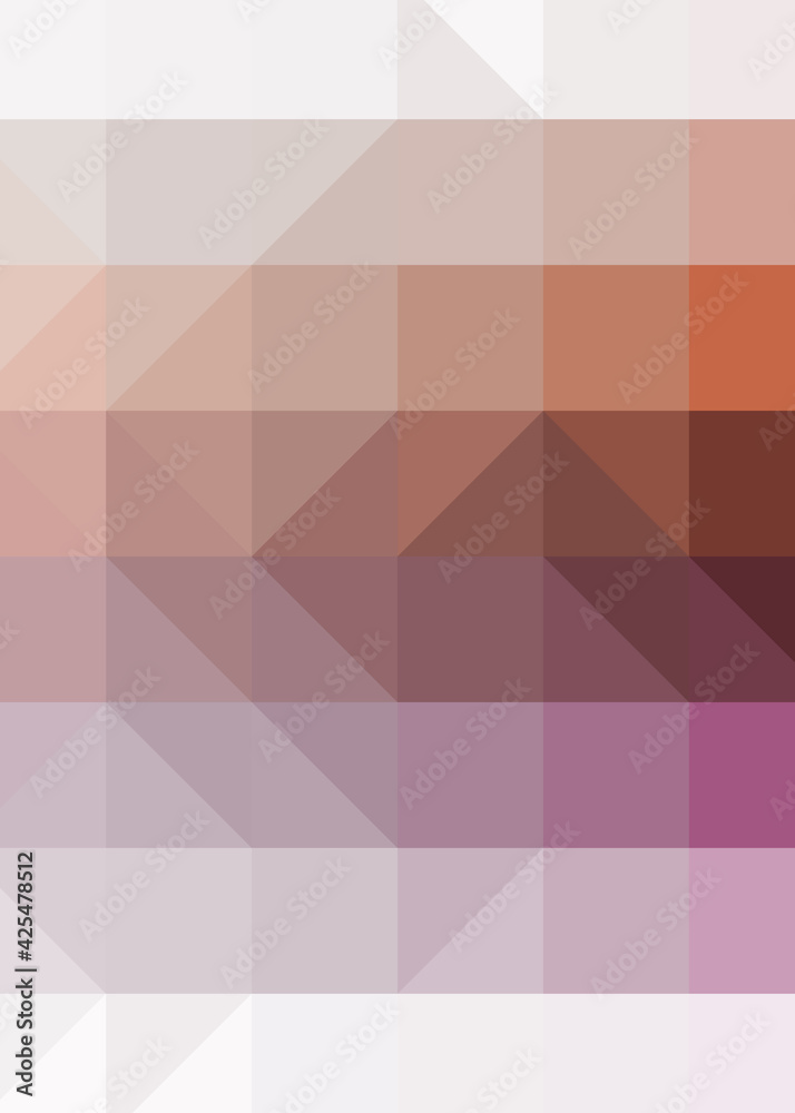 Obraz premium Abstract color Low-Polygones Generative Art background illustration