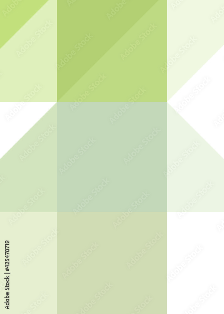 Fototapeta premium Abstract color Low-Polygones Generative Art background illustration