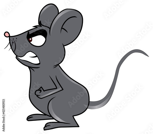 Angry Rat stock illustration