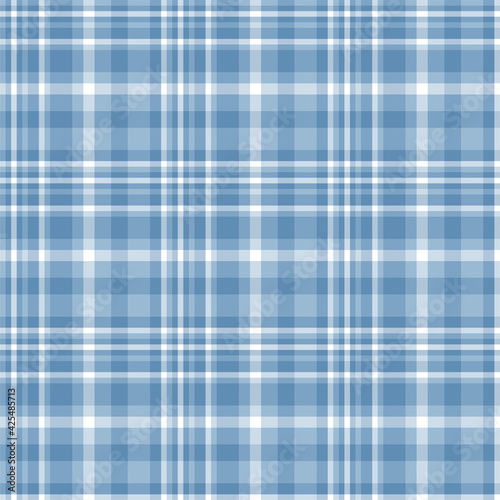 Plaid seamless pattern. Vector background of textile ornament. Flat fabric design.