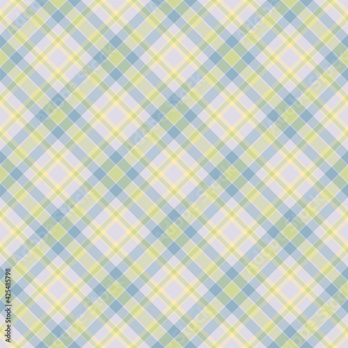 Plaid seamless pattern. Vector background of textile ornament. Flat fabric design.