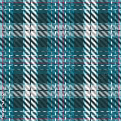 Plaid pattern seamless. Check fabric texture. Stripe square background. Vector textile design.