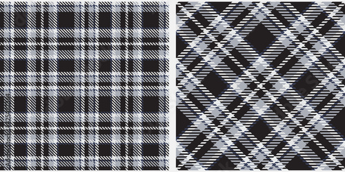 Tartan pattern set.