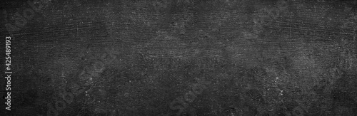 Art bg black chalkboard table background texture in college concept back to school kid wallpaper pattern for white chalk text bacground. Old back wall education blackboard. food backdrop.