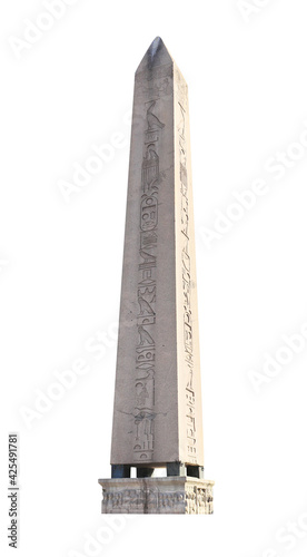 Fotografiet Ancient egyptian obelisk, Istanbul, Turkey