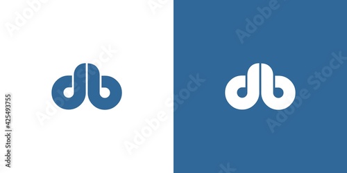 The letter DB initials logo is simple and modern