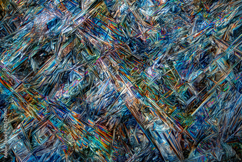 Abstract expressionism wallpaper background. Style of a digital painting of cool and cold colors