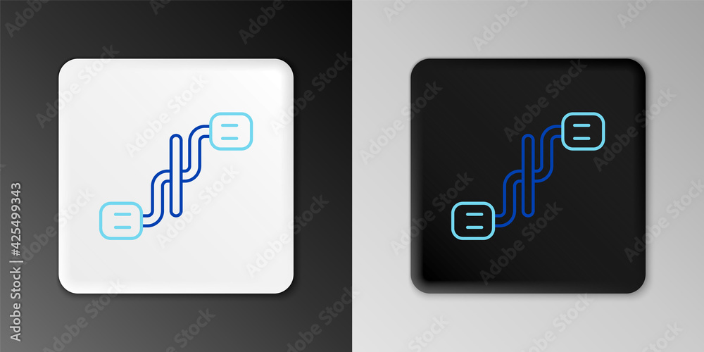 Line Bicycle pedals icon isolated on grey background. Colorful outline concept. Vector Line Bicycle pedals icon isolated on grey background. Colorful outline concept. Vector