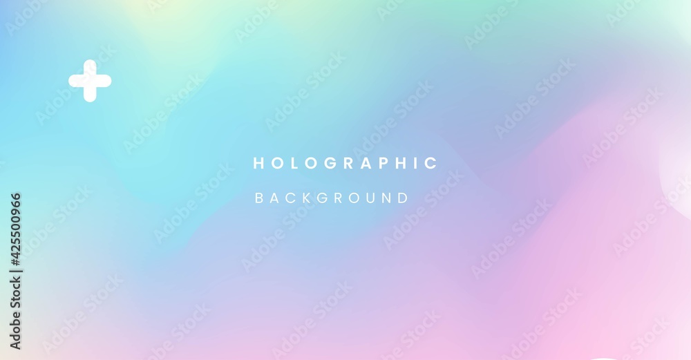Fototapeta premium Abstract Blurred Holographic Background vector