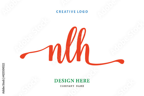 NLH lettering logo is simple, easy to understand and authoritative