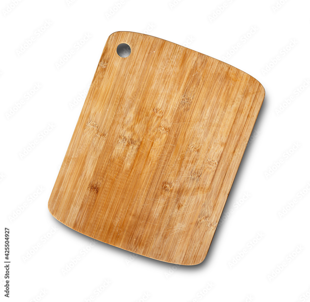 Used wooden chopping board