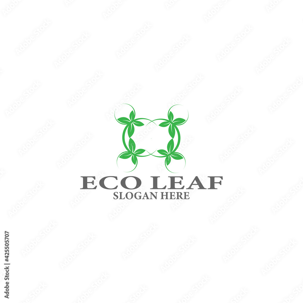 Tree leaf vector logo design eco friendly concept Tree leaf vector logo design eco friendly concept