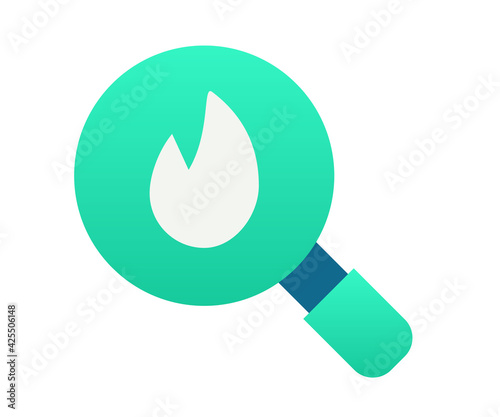 inspiration explore search single isolated icon with gradient style
