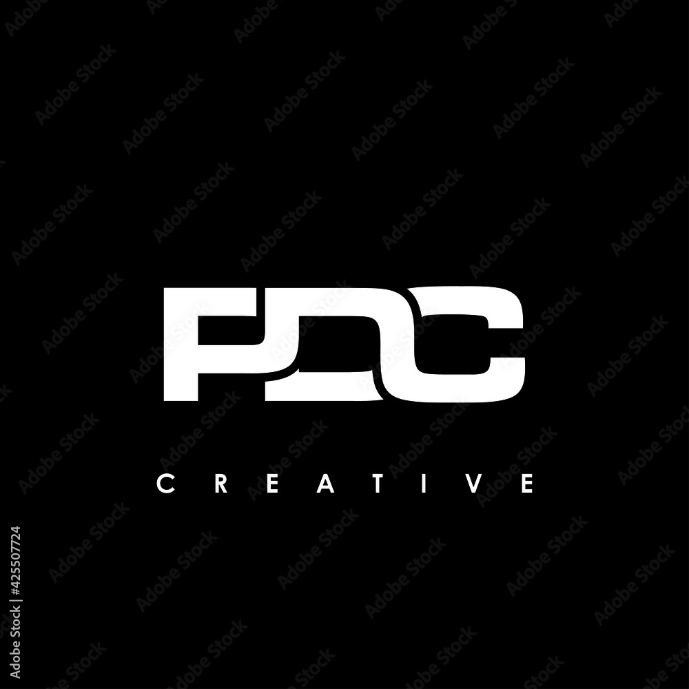 PDC Letter Initial Logo Design Template Vector Illustration PDC Letter Initial Logo Design Template Vector Illustration