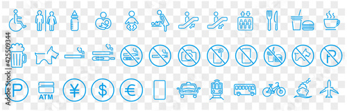  icon of toilet restroom wc vector