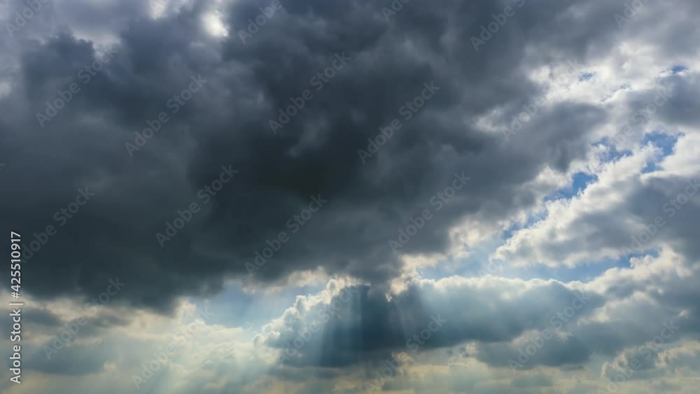 Fast moving clouds and sun,Cloudy sky in summer,Cloud time lapse nature background. Fast moving clouds and sun,Cloudy sky in summer,Cloud time lapse nature background.