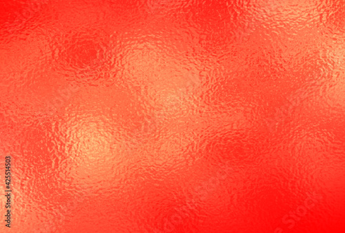 Red metal, red foil. Vector illustration.
