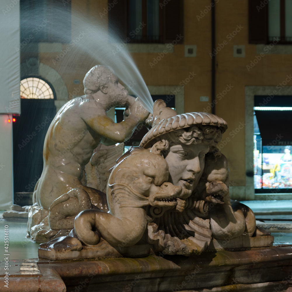 Fototapeta premium fountain in the center of Rome.Navona