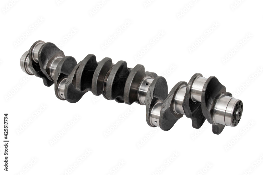 New engine crankshaft. Spare part. New engine crankshaft. Spare part.