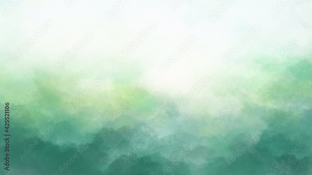 Abstract Background Green  wallpapers have a beautiful color pastel with cloud texture