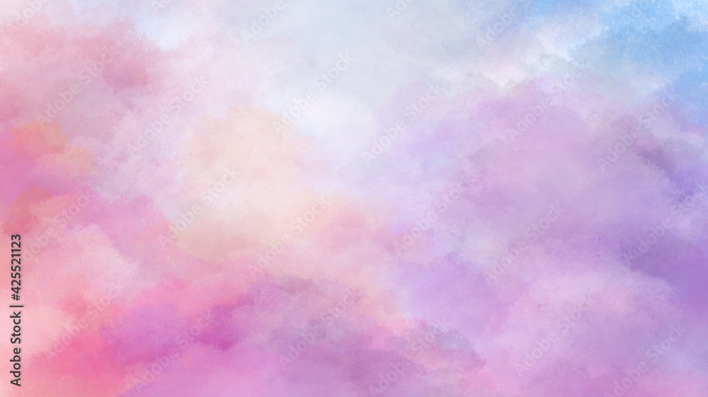 Abstract Background Colorful wallpapers have a beautiful color pastel with cloud texture